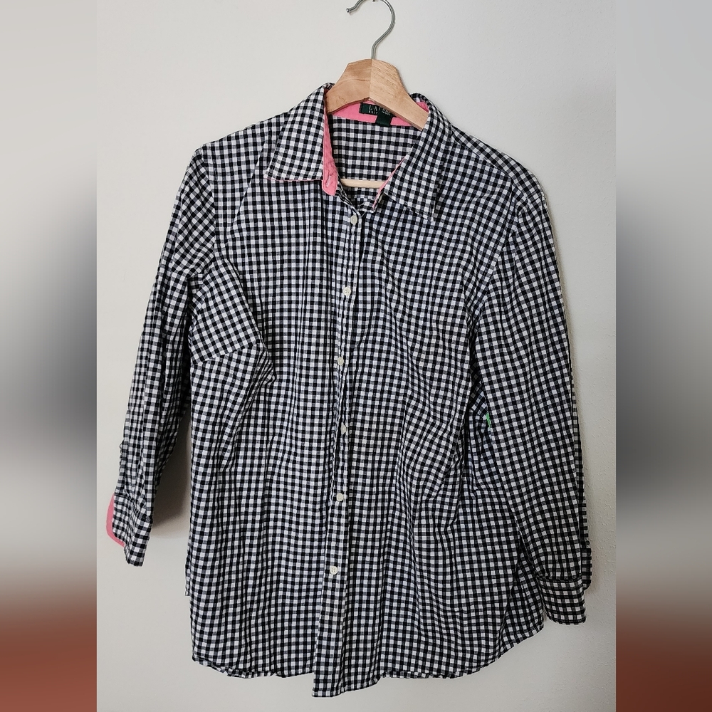 Ladies button down top